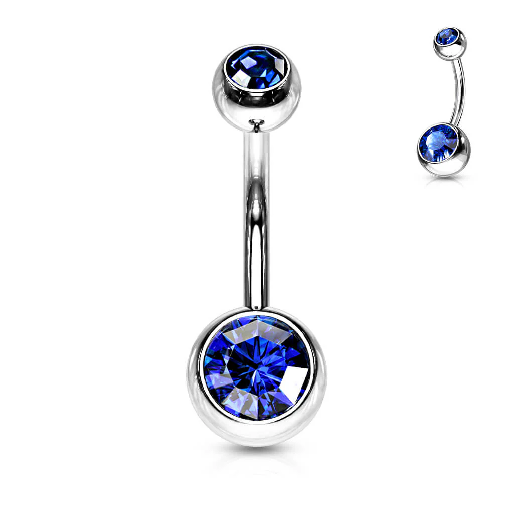 Piercing Nombril Bille Zircone - Image 8