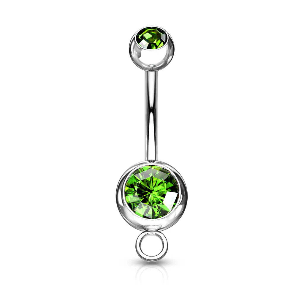Piercing Nombril Bille Zircone - Image 6