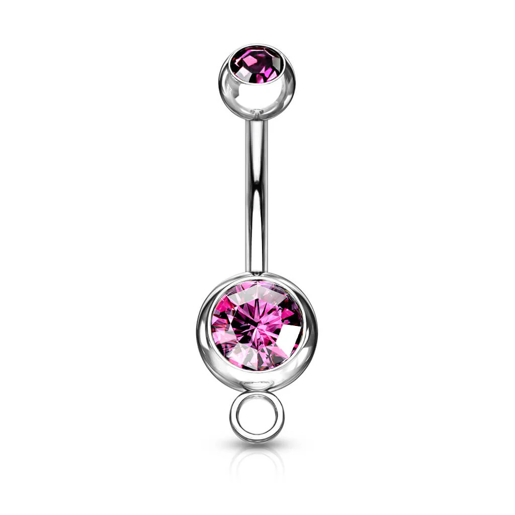 Piercing Nombril Bille Zircone - Image 7