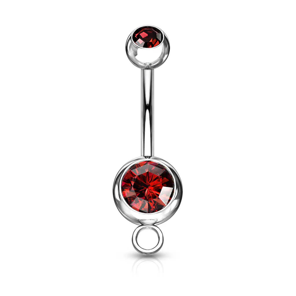 Piercing Nombril Bille Zircone - Image 9