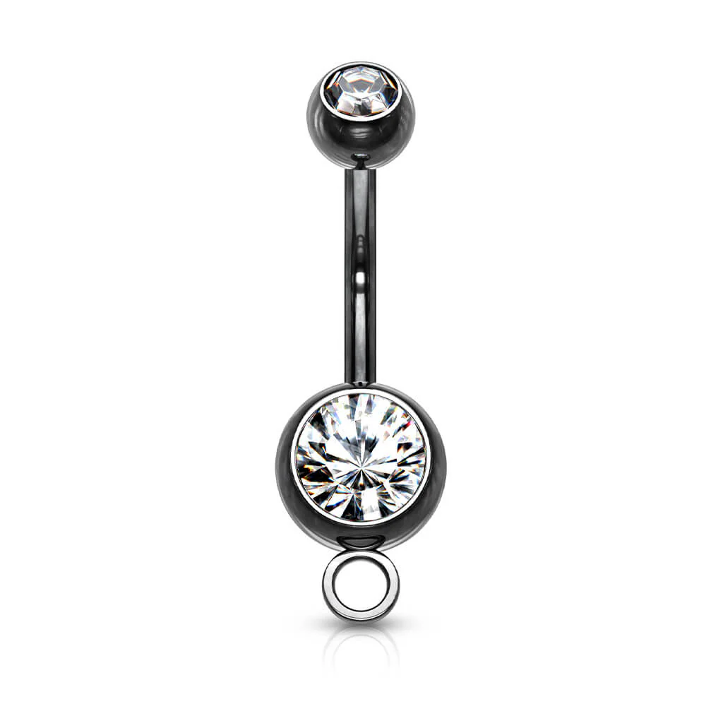 Piercing Nombril Bille Zircone - Image 4
