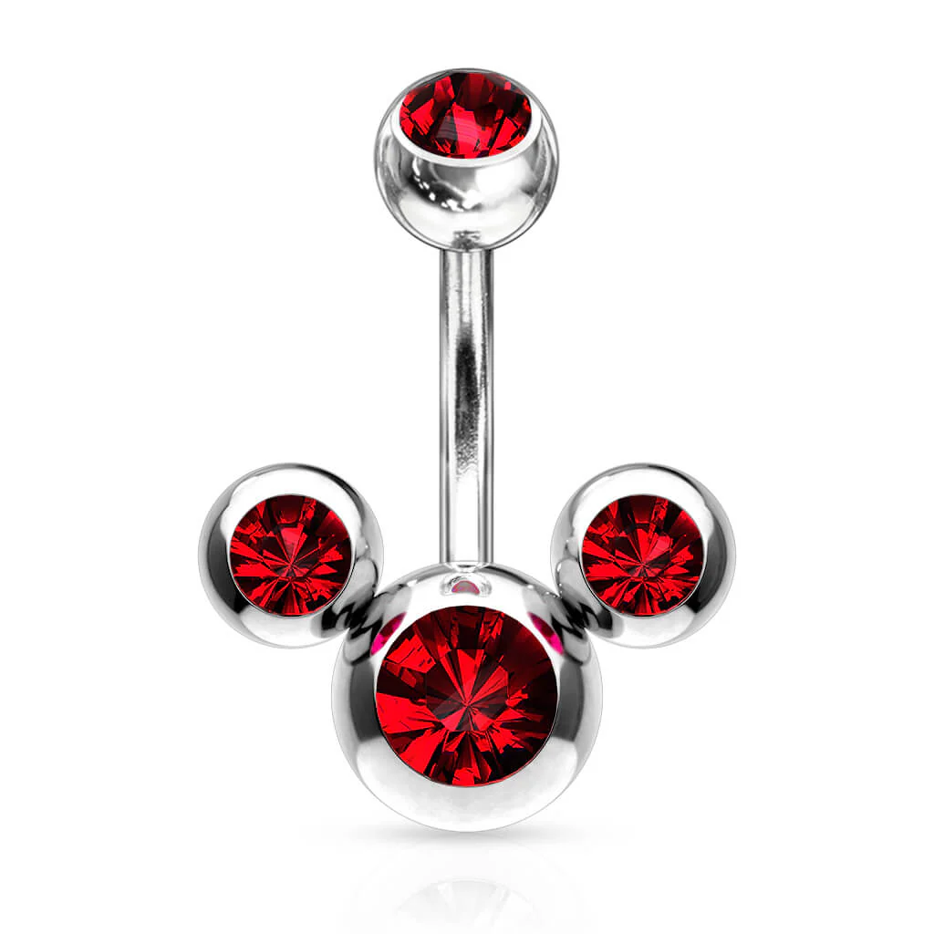 Piercing Nombril 3 Zircones - Image 9