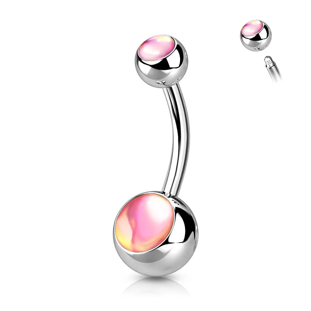 Piercing Nombril Bille Pierre Synthétique Lumineuse - Image 10