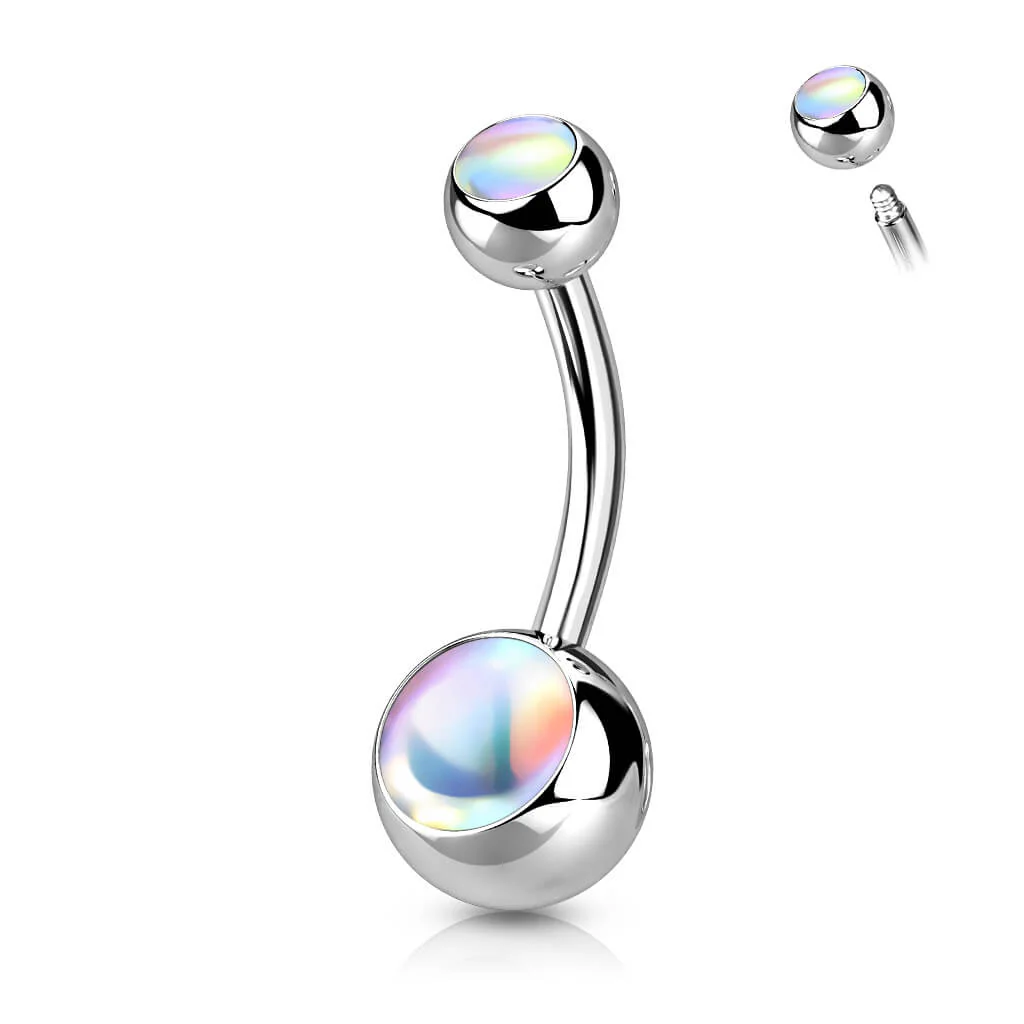 Piercing Nombril Bille Pierre Synthétique Lumineuse - Image 2