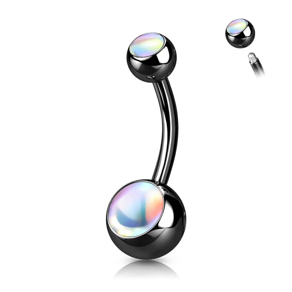 Piercing Nombril Bille Pierre Synthétique Lumineuse - Image 8