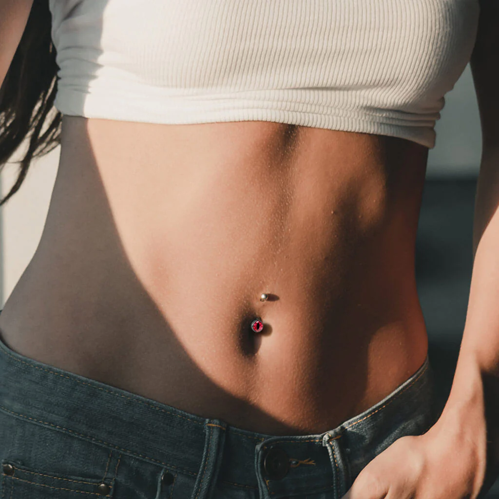 Piercing Nombril Oeil De Serpent Argent - Image 6