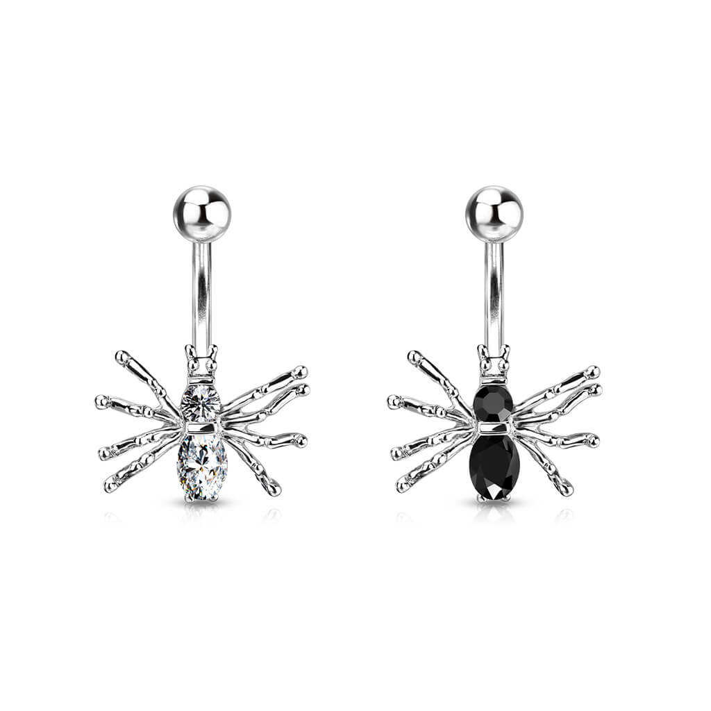 Piercing Nombril Araignée Argent - Image 4