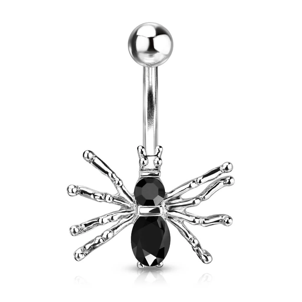 Piercing Nombril Araignée Argent - Image 5