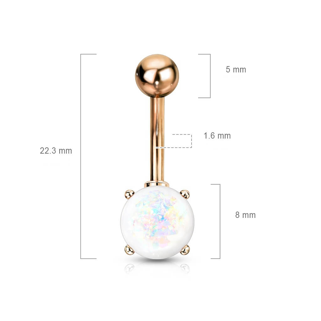 Piercing Nombril Opale - Image 3