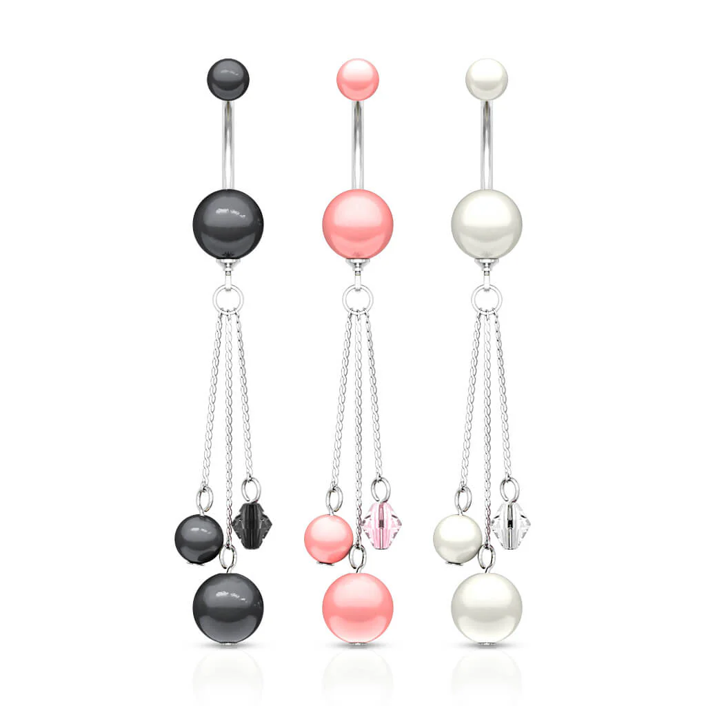 Piercing Nombril Pendentif Perle - Image 3