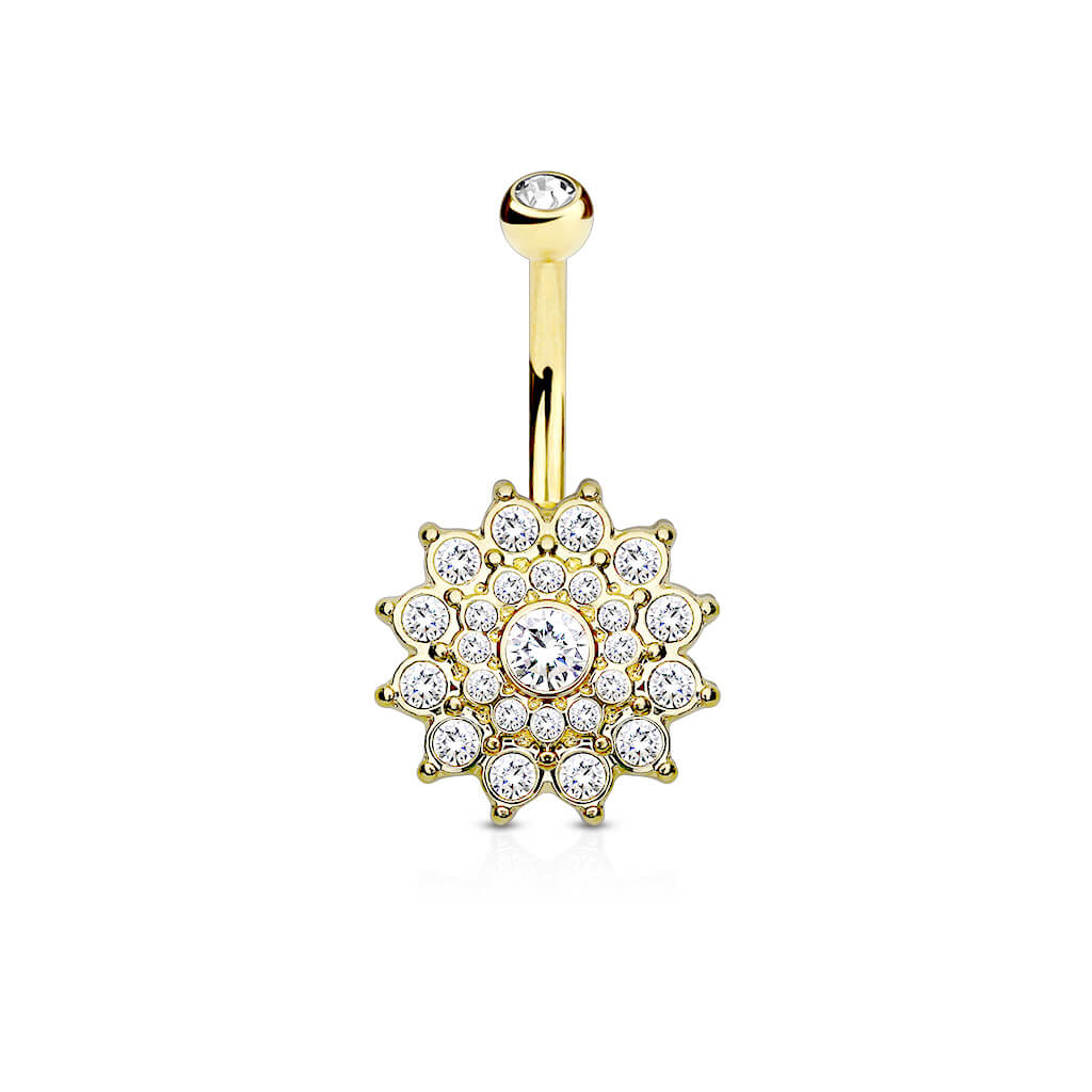 Piercing Nombril Dahlia Zircone - Image 3