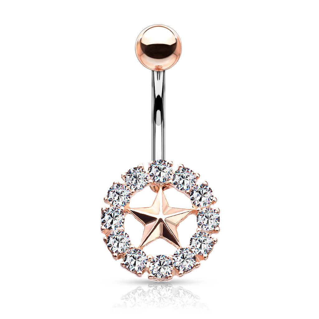 Piercing Nombril Étoile Zircone - Image 9