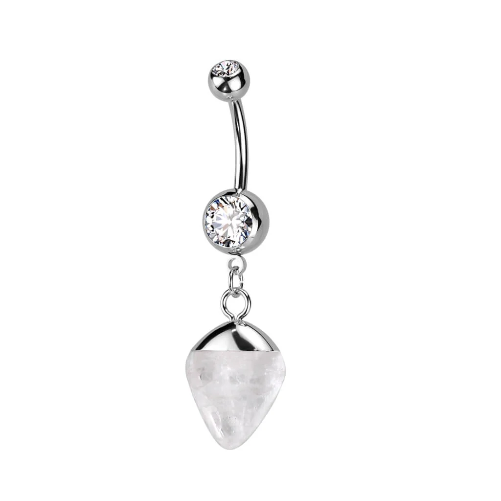 Piercing Nombril Zirone Pierre Semi-Précieuse - Image 5