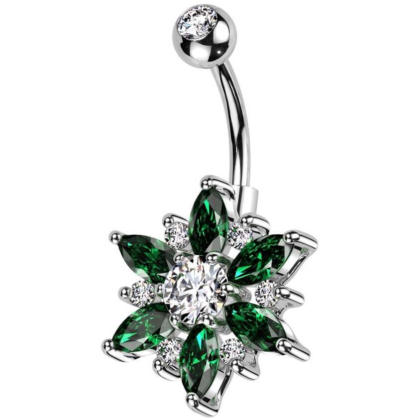 Piercing Nombril Fleur Marquise - Image 4