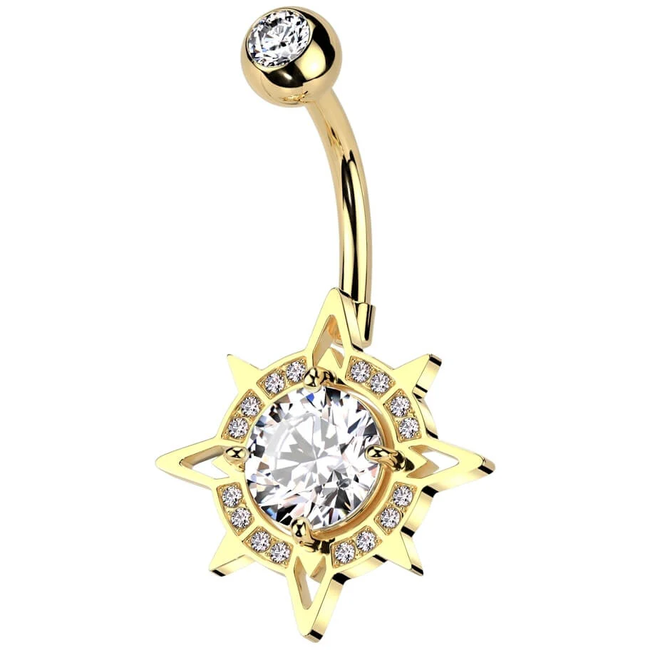 Piercing Nombril Boussol Zircone - Image 4
