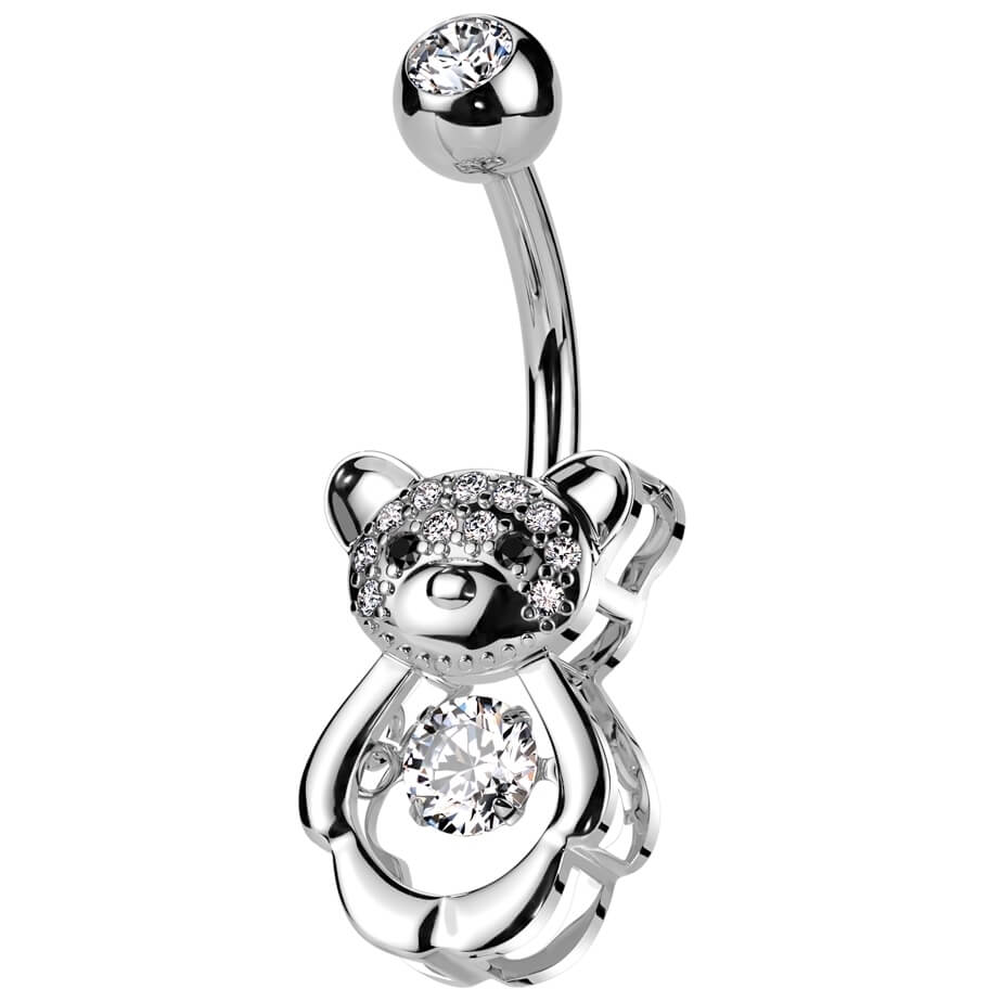 Piercing Nombril Ours Zircone - Image 3