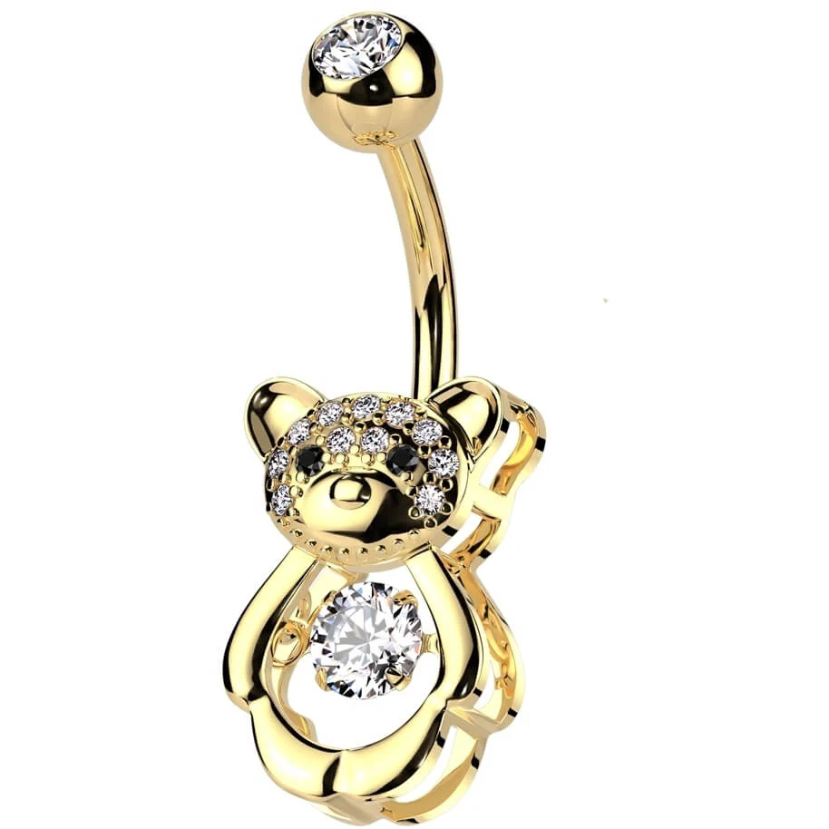 Piercing Nombril Ours Zircone - Image 4