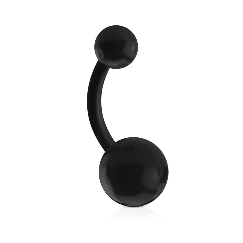 Piercing Nombril Bille Couleur Unie Acrylique - Image 5