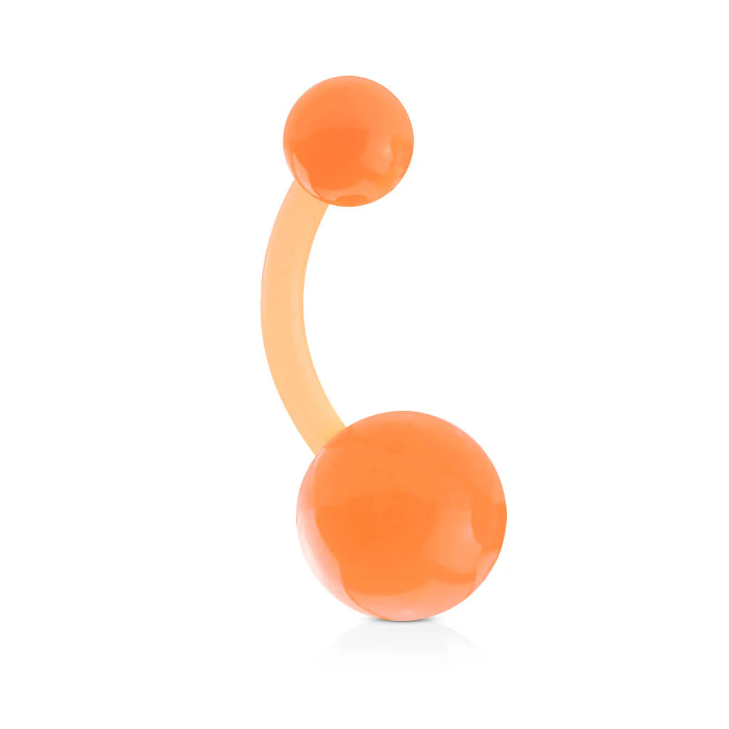 Piercing Nombril Bille Couleur Unie Acrylique - Image 6