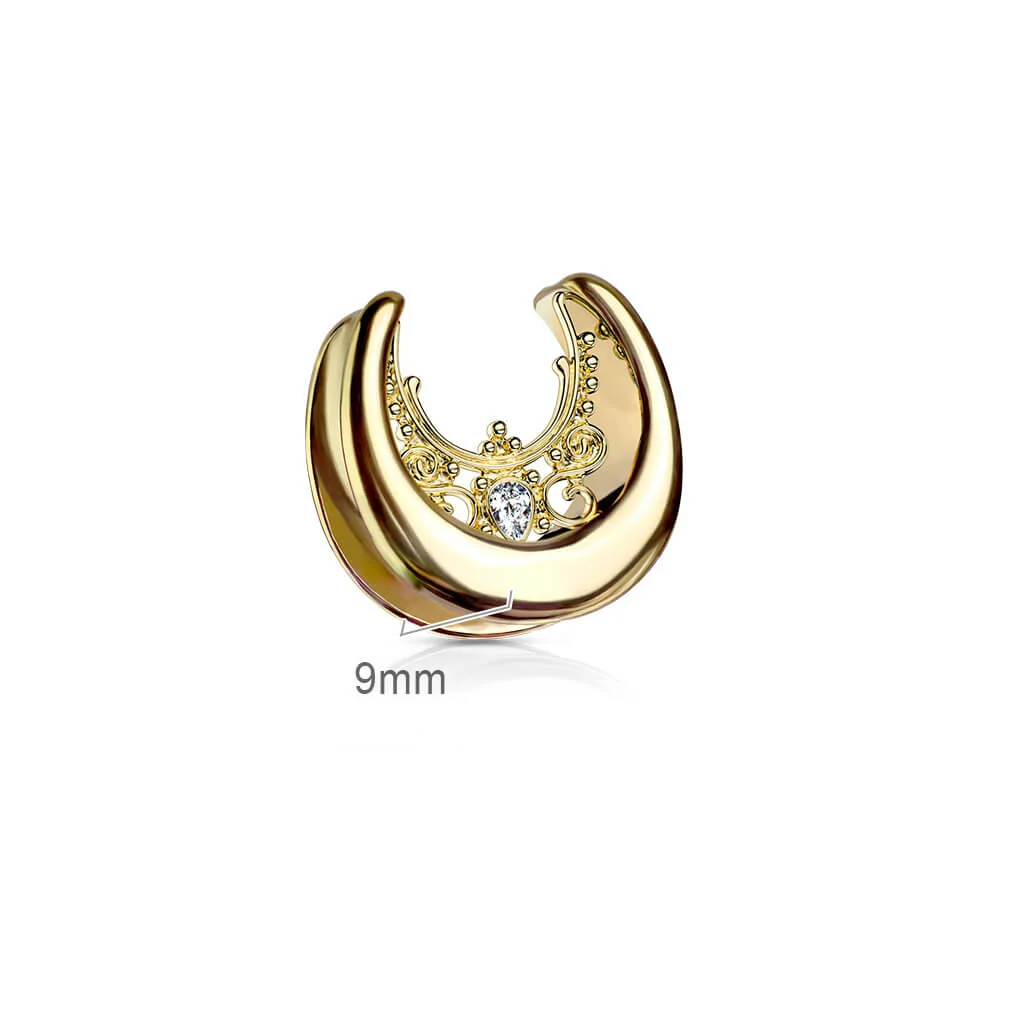 Écarteur Selle Fleurs Zirconia Argent - Image 3
