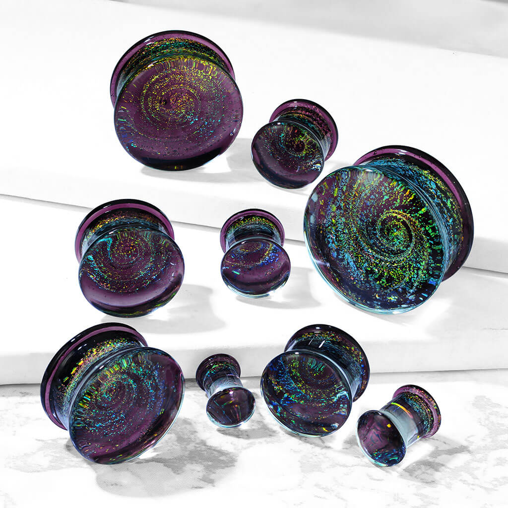 Verre Plug Verre Galaxy Swirl - Image 4