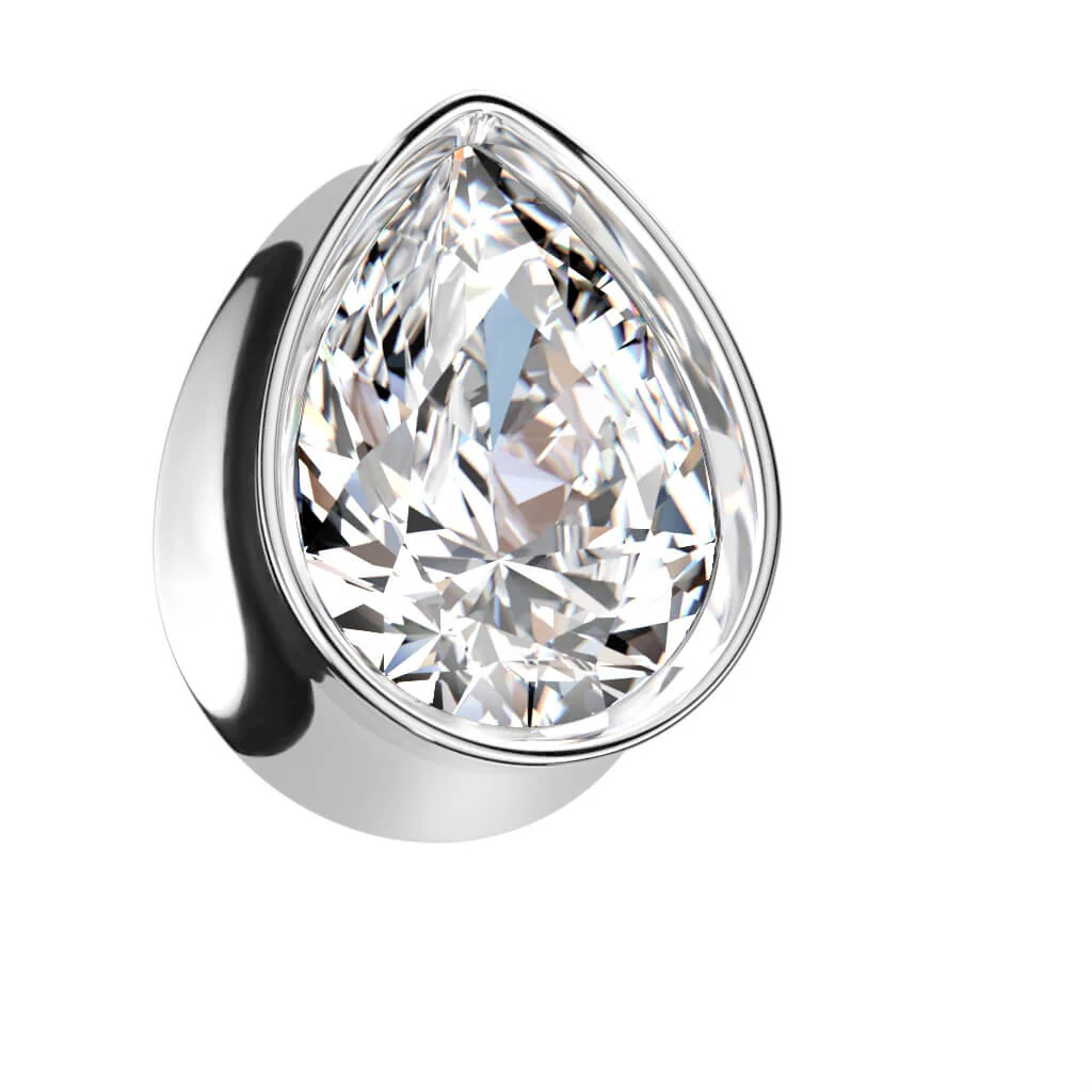 Plug Zircone goutte d´eau - Image 4
