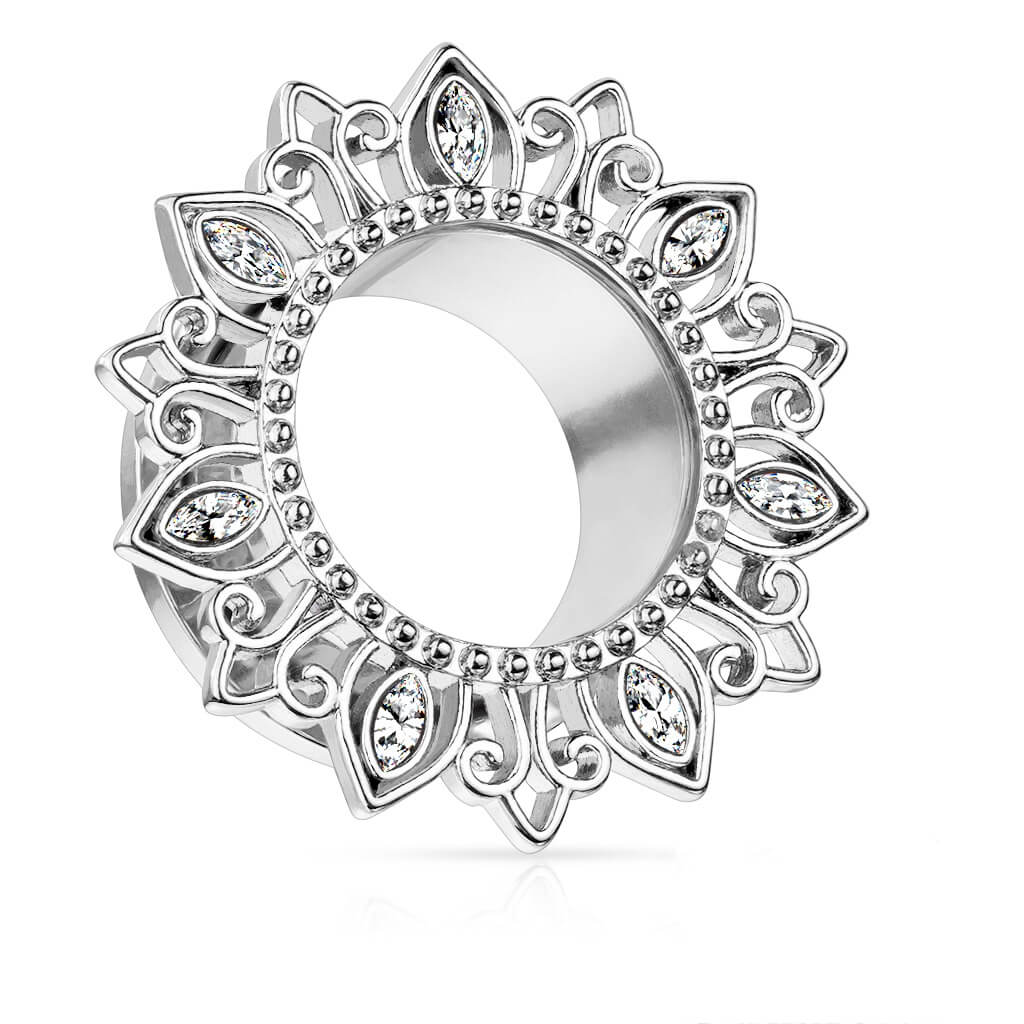 Écarteur Fleur de Lotus Zirconia Or - Image 4