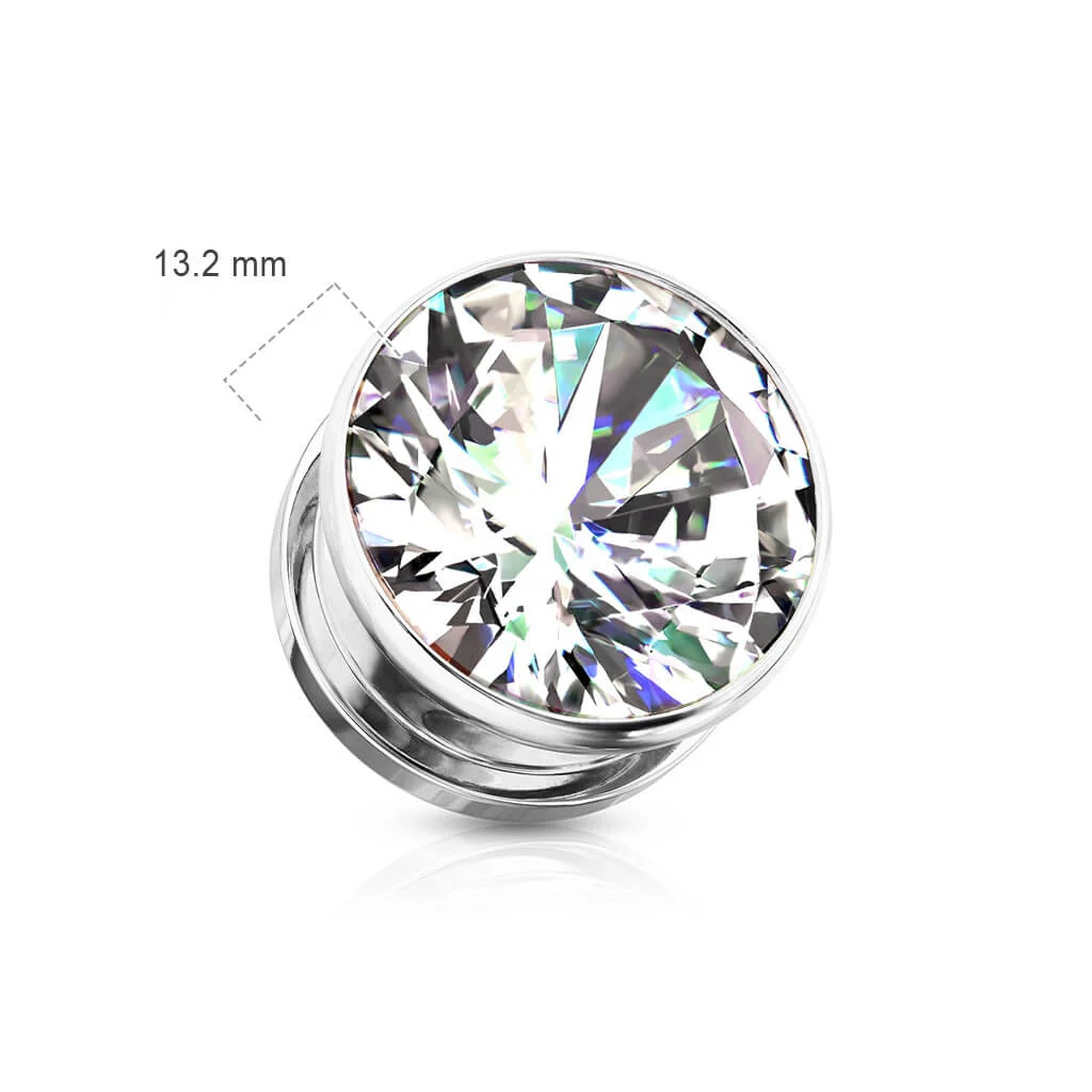 Plug Zircone Argent - Image 3