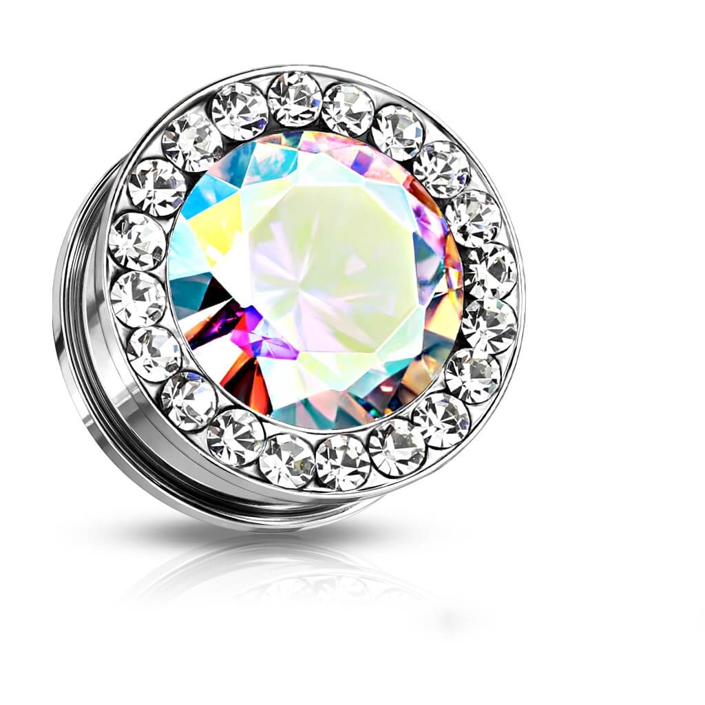 Plug Argent zirconien - Image 2