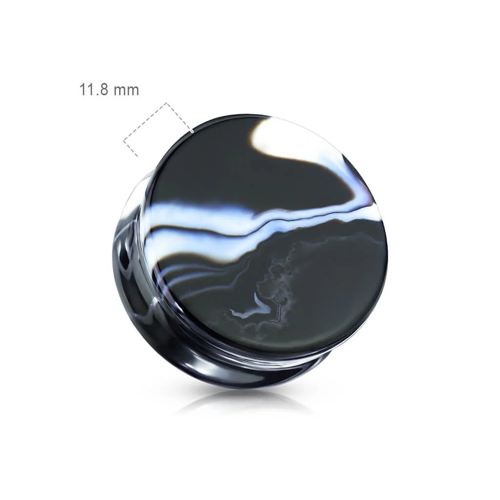Plug Agate semi-précieuse - Image 2
