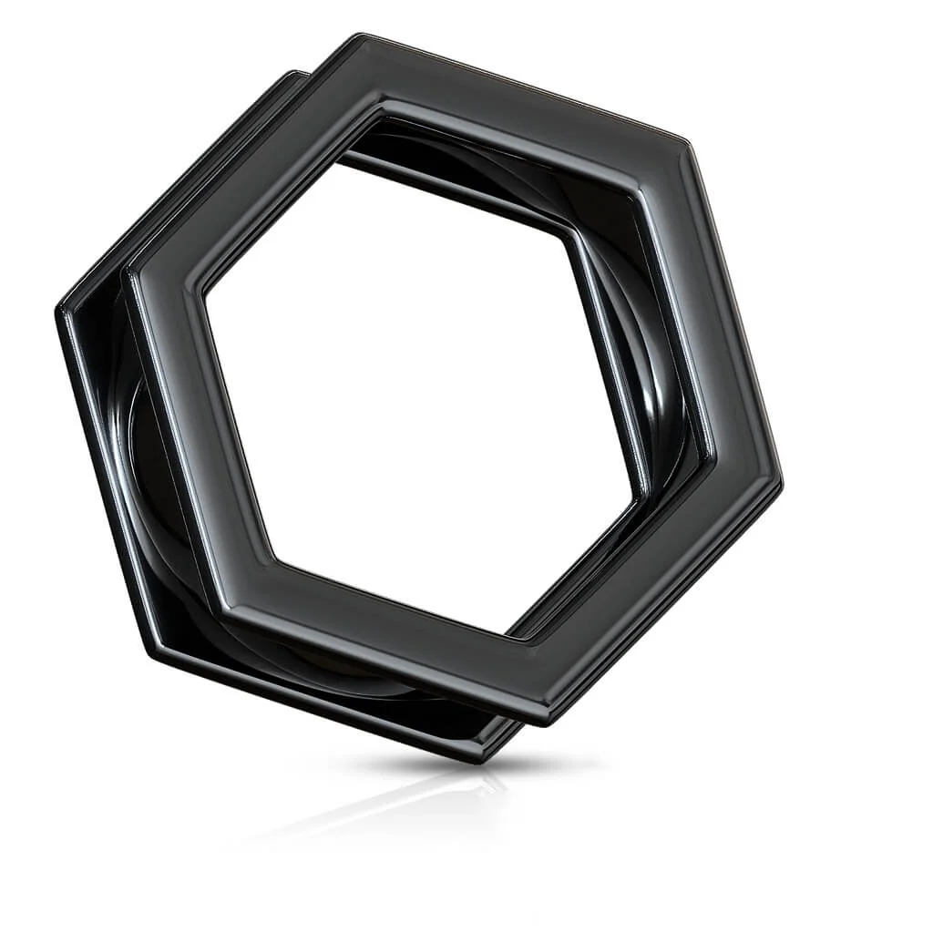 Écarteur Hexagone Noir - Image 3