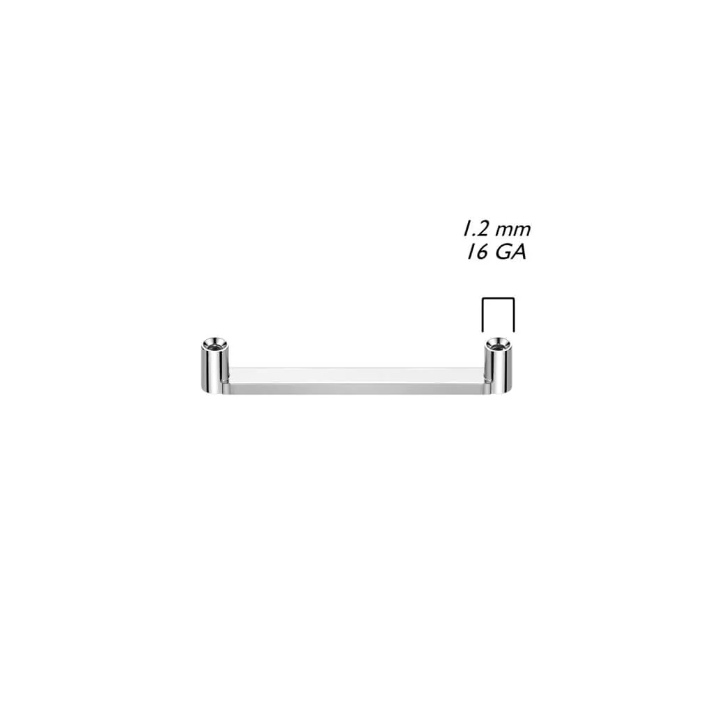 Titane Base Base de l'implant plate 2mm Filetage Interne - Image 2