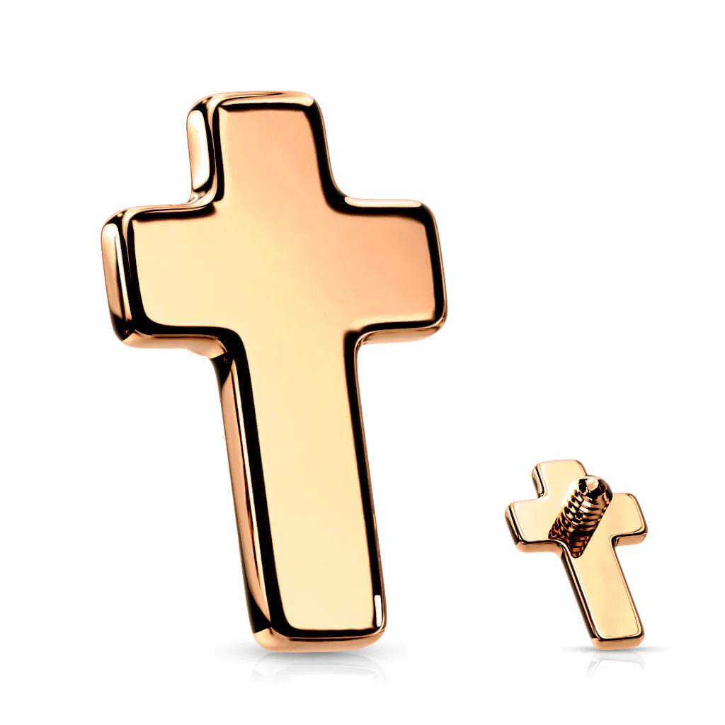 Embout Embout Croix Plate Argent Filetage Interne - Image 2