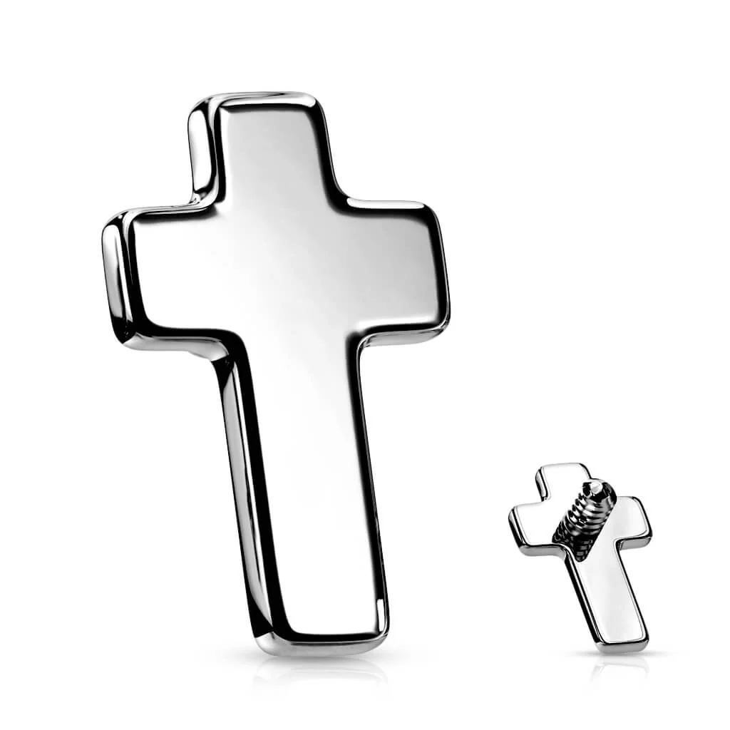 Embout Embout Croix Plate Argent Filetage Interne - Image 4
