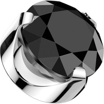 Titane Embout embout rond serti griffe Zircone  Filetage Interne - Image 4
