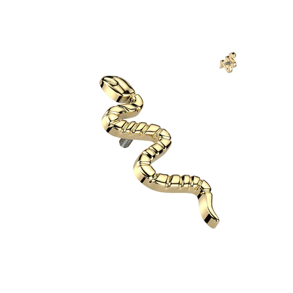 Titane Embout Embout Serpent Filetage Interne - Image 2