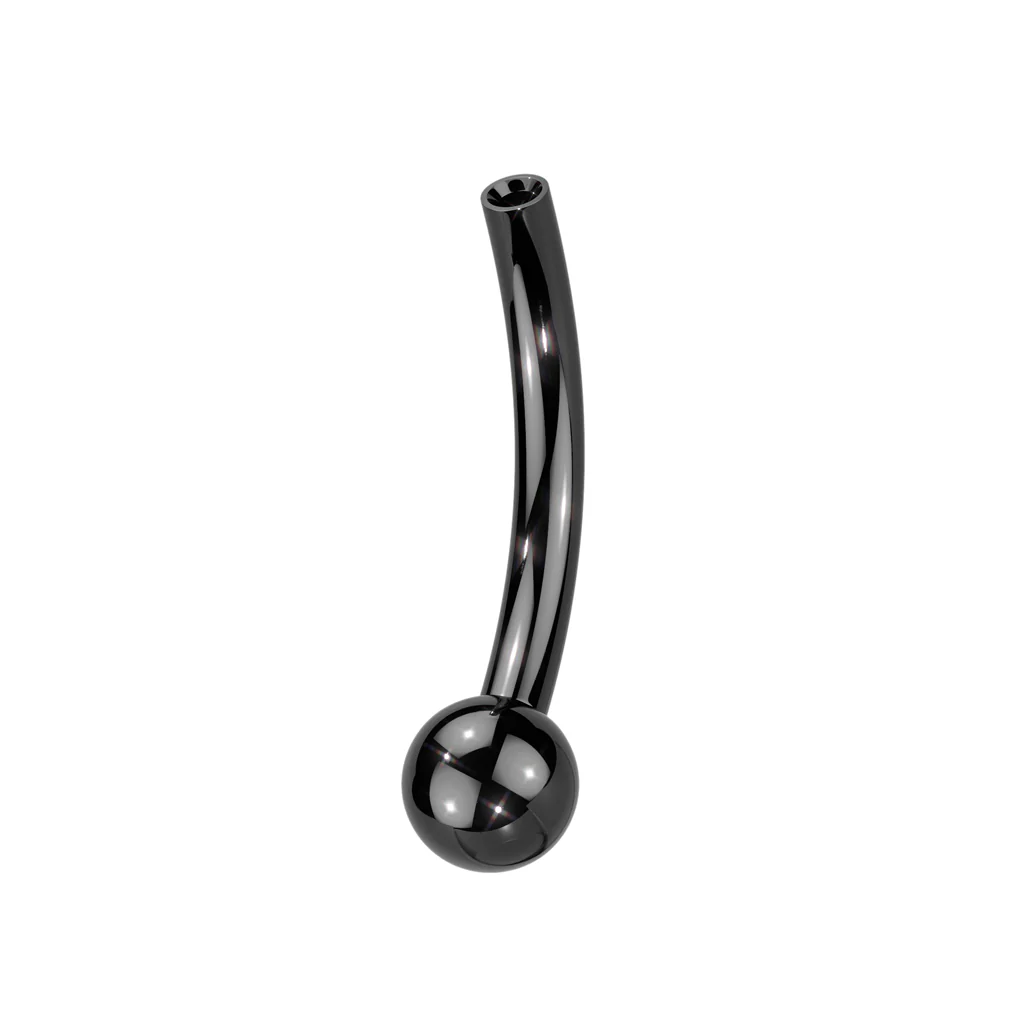 Titane Base Barre courbée avec boule fixe Enfoncer - Image 3