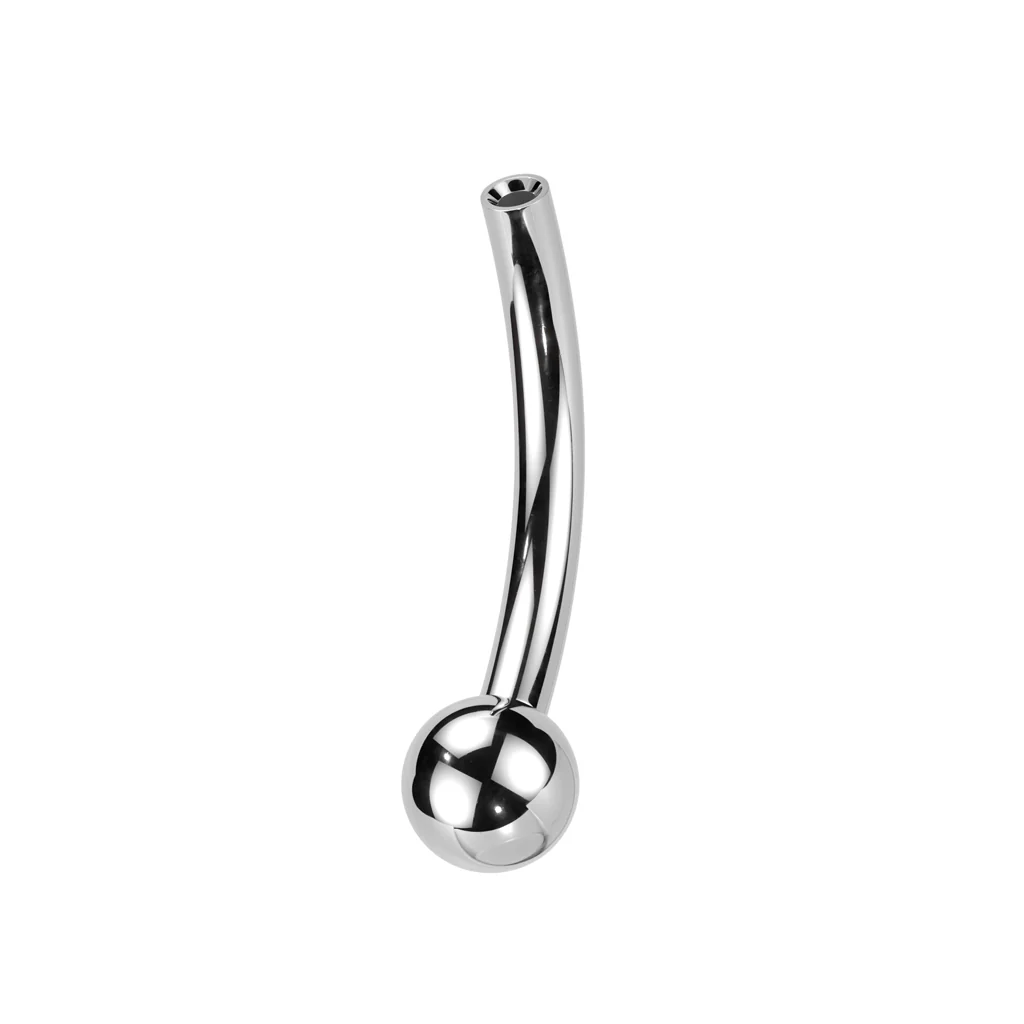 Titane Base Barre courbée avec boule fixe Enfoncer - Image 6