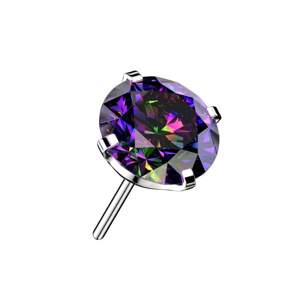 Titane Embout Embout Zircone Ronde Enfoncer - Image 12