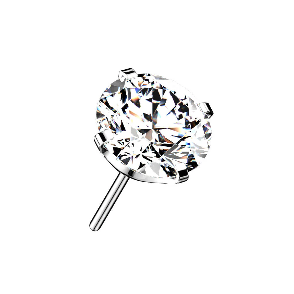 Titane Embout Embout Zircone Ronde Enfoncer - Image 4