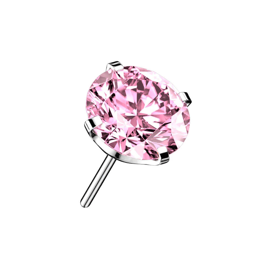 Titane Embout Embout Zircone Ronde Enfoncer - Image 9
