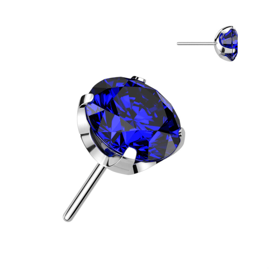 Titane Embout Embout Zircone Ronde Enfoncer - Image 3