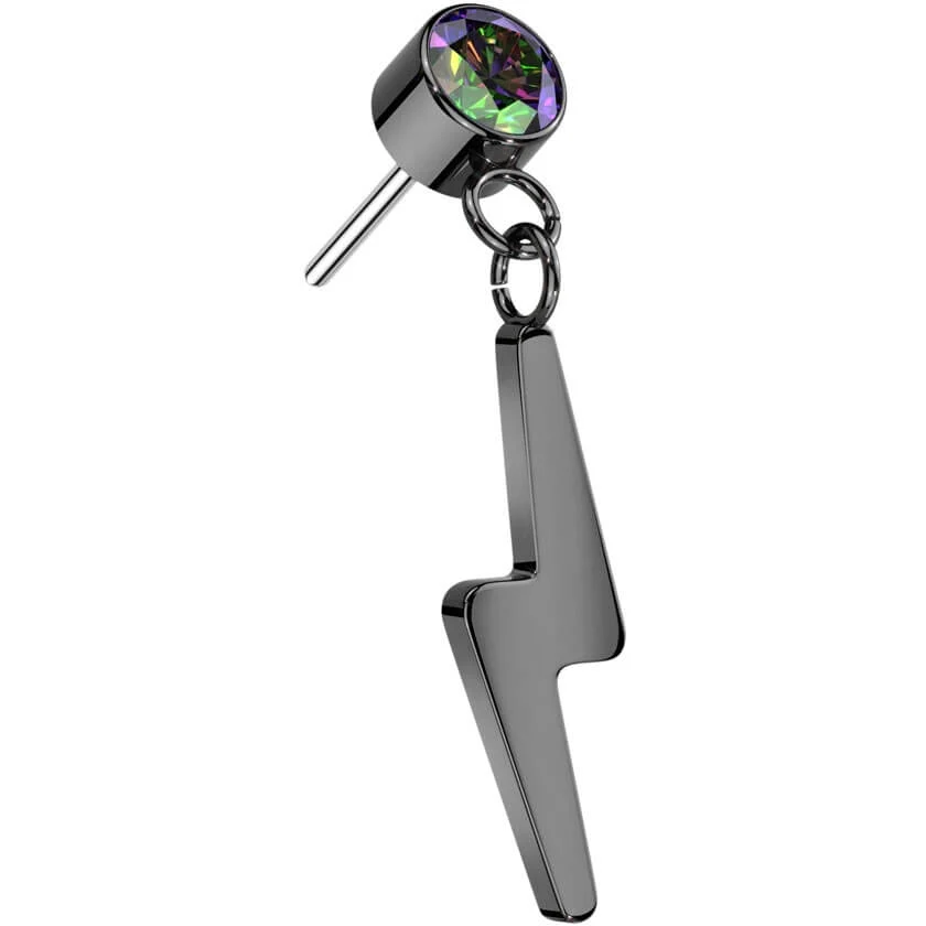 Titane Embout Pendentif Eclair Enfoncer - Image 4