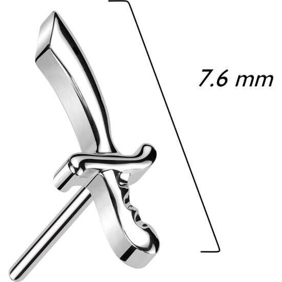 Titane Embout Sabre de Pirate Enfoncer - Image 2