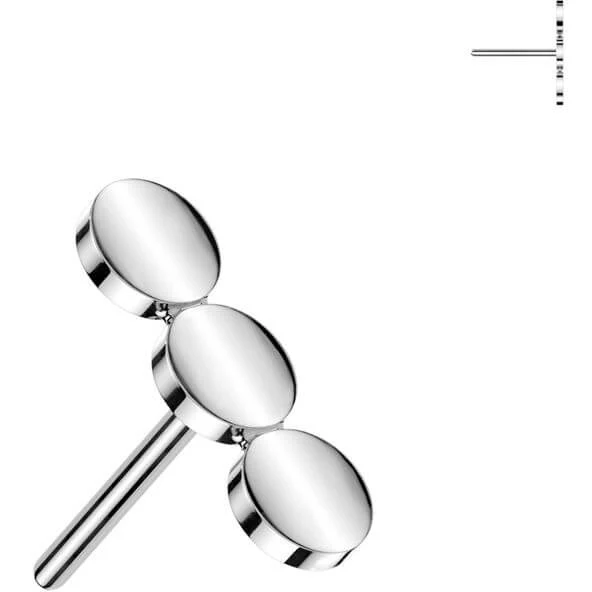 Titane Embout embout trois cercles plats Enfoncer - Image 4
