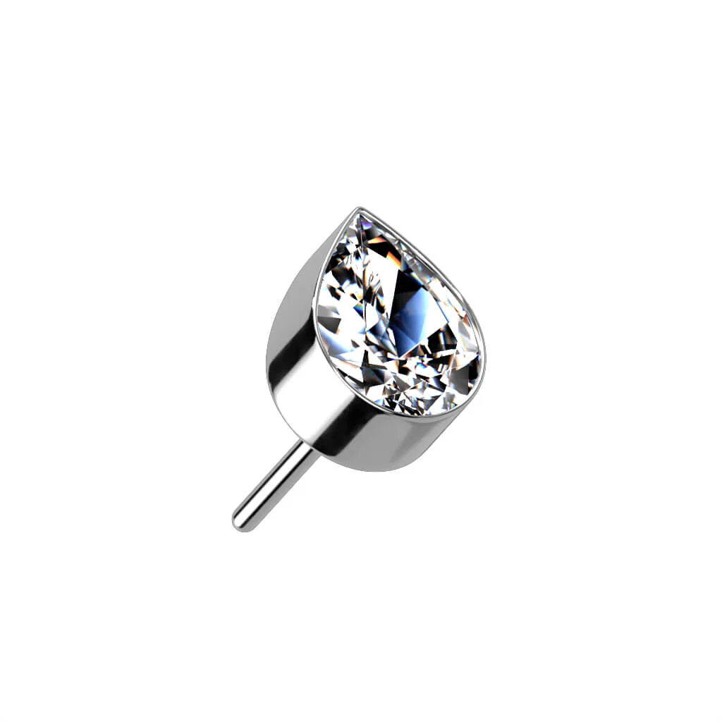 Titane Embout Embout Goutte Zircone Enfoncer - Image 2