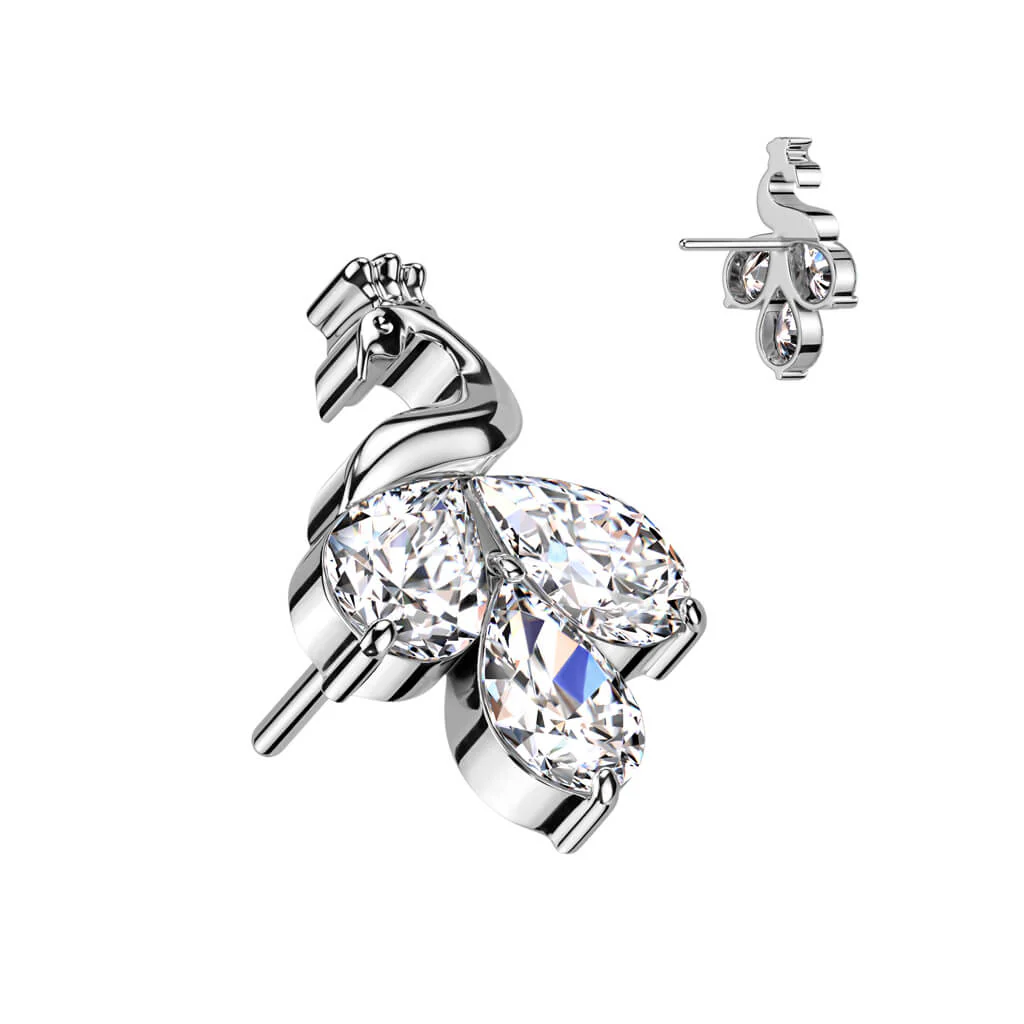Titane Embout Embout Paon Zircone Enfoncer - Image 2