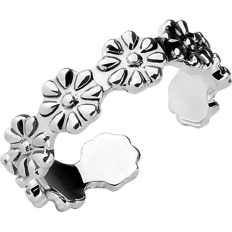 Anneau Fleur Argent