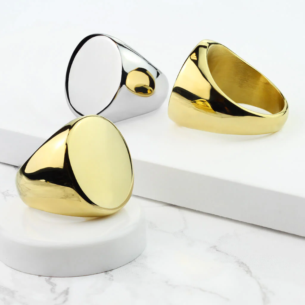 Anneau Rond Or - Image 3