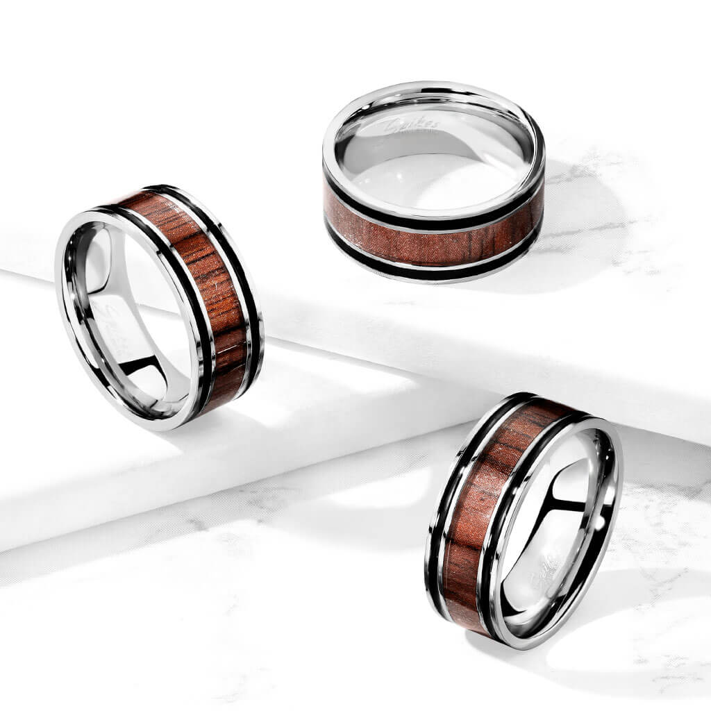Anneau Argent Bois - Image 2